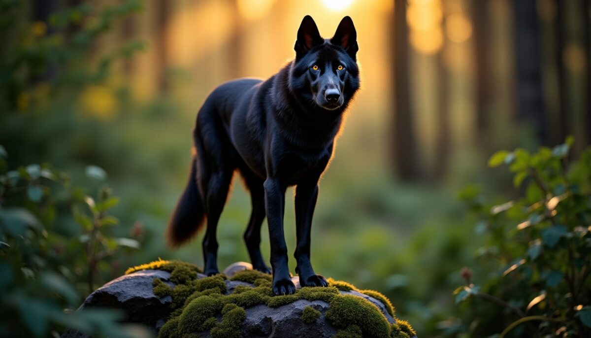 Chien Loup Noir : Démêler Mythe et Réalité autour de cet Hybride Fascinant Chien Loup Noir : Démêler Mythe et Réalité autour de cet Hybride Fascinant