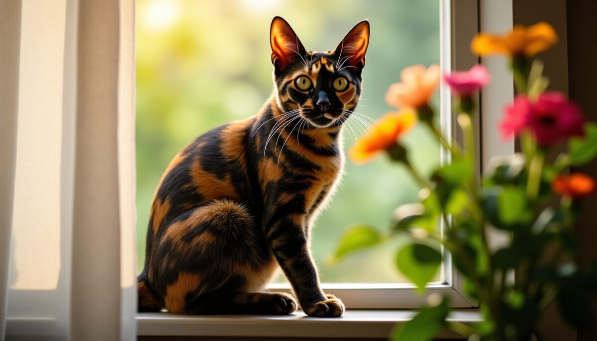 Chat écaille de tortue : Zoom sur cette robe exceptionnelle et pleine de mystère