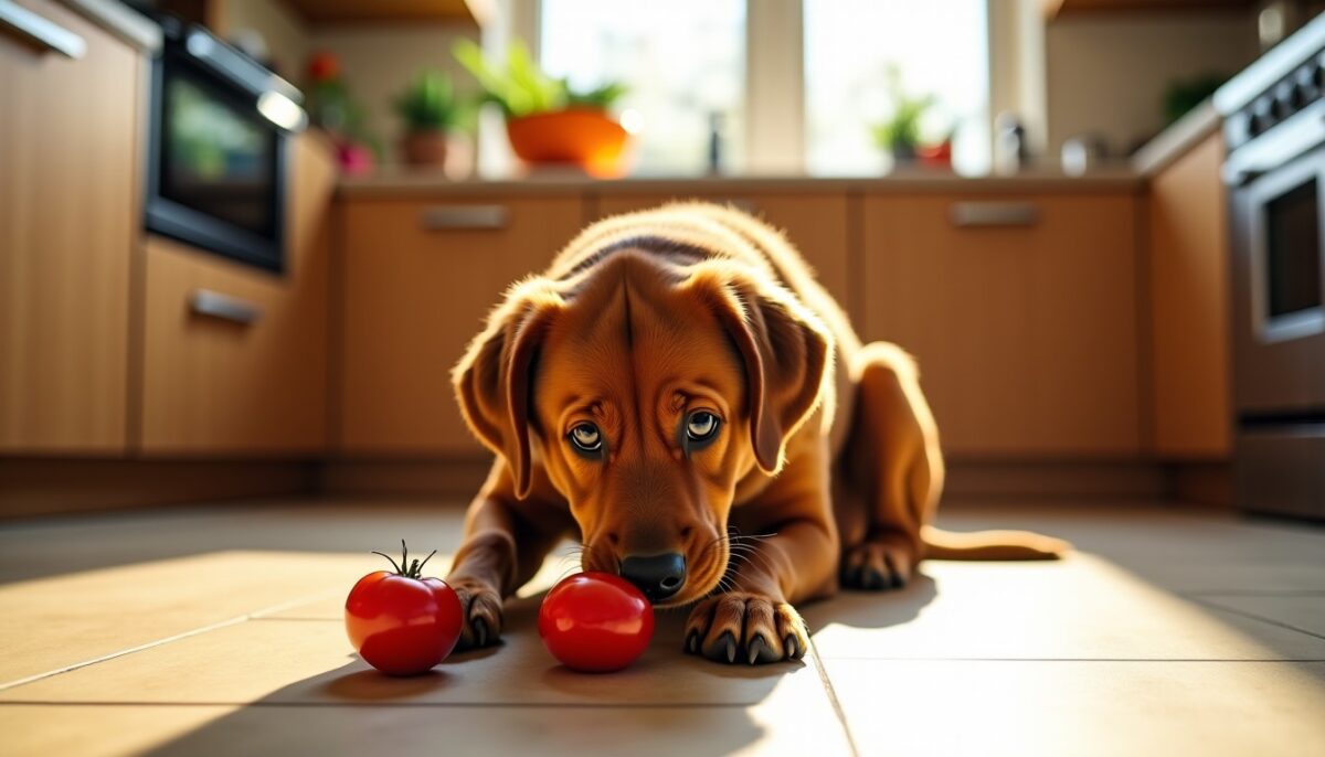 Mon chien a avalé une tomate : guide pratique et précautions essentielles