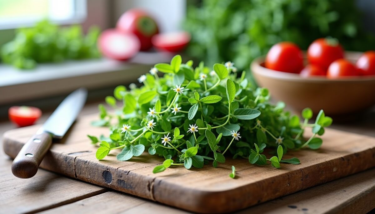 Mouron des oiseaux : propriétés nutritives, vertus et astuces culinaires pour le sublimier