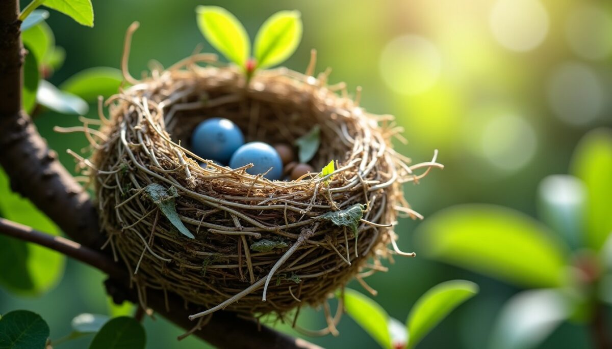 Nids d'oiseaux : Découvrez les différents types, leurs lieux d'observation et les matériaux qui les composent