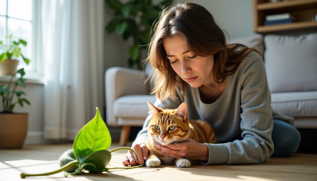 Chat en danger : Les gestes essentiels à adopter si votre félin a ingéré une plante toxique Chat en danger : Les gestes essentiels à adopter si votre félin a ingéré une plante toxique